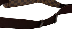 Louis Vuitton Geronimo Waist Bag Damier Ebene Gold-tone