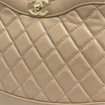 将图片加载到图库查看器，Chanel 31 Mini Shopping Tote Quilted Lambskin Milk Tea/Beige, Gold-Tone Hardware
