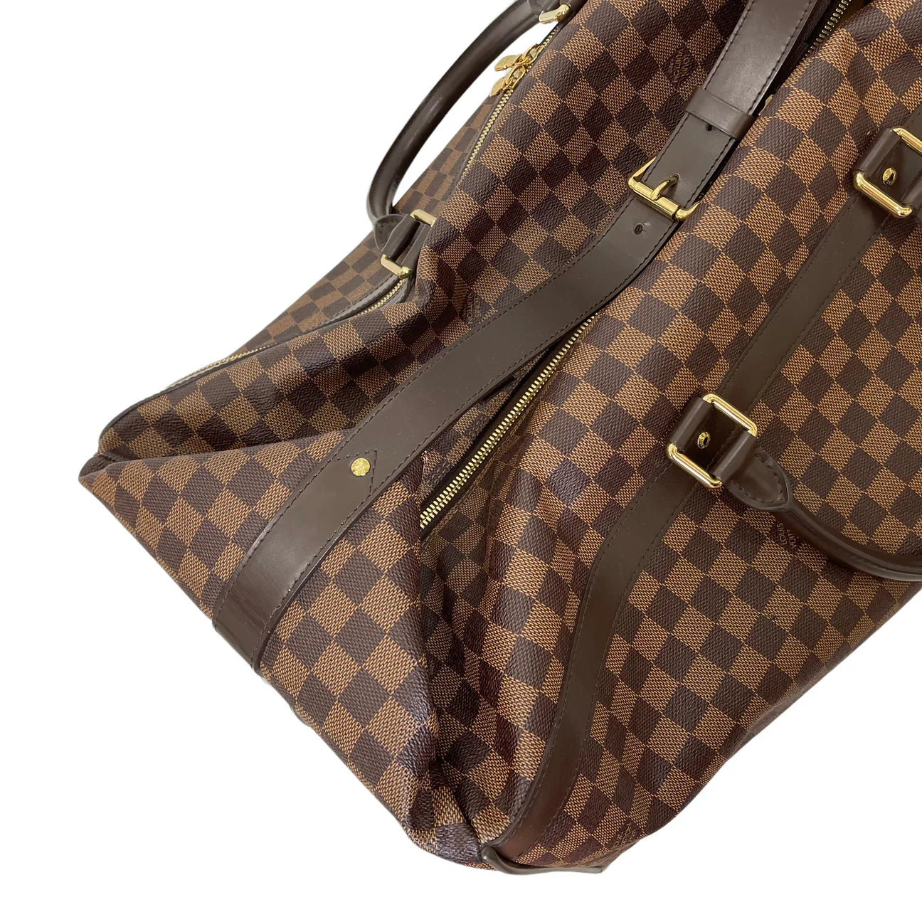 Louis Vuitton Eole 60 Damier Ebene Rolling Luggage Travel Duffle Bag