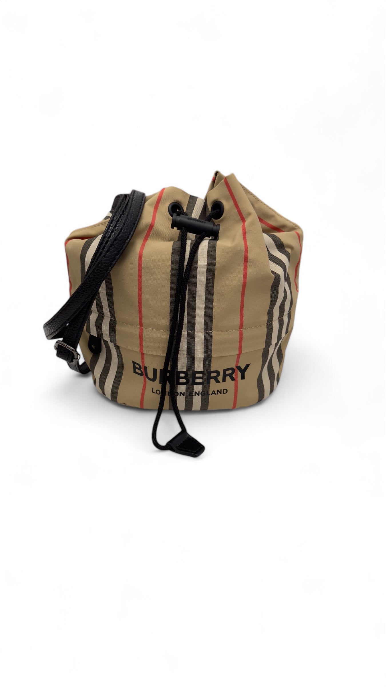 Burberry Phoebe Check Drawstring Pouch