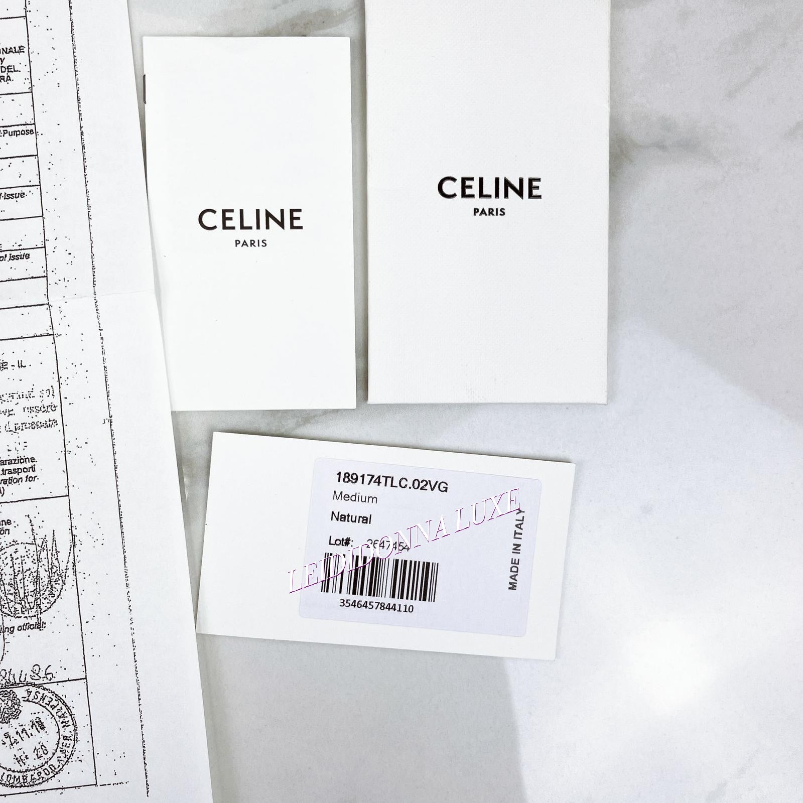 Celine Box Classique in White Lizard Leather and Gold-tone Hardware