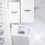 将图片加载到图库查看器，Celine Box Classique in White Lizard Leather and Gold-tone Hardware
