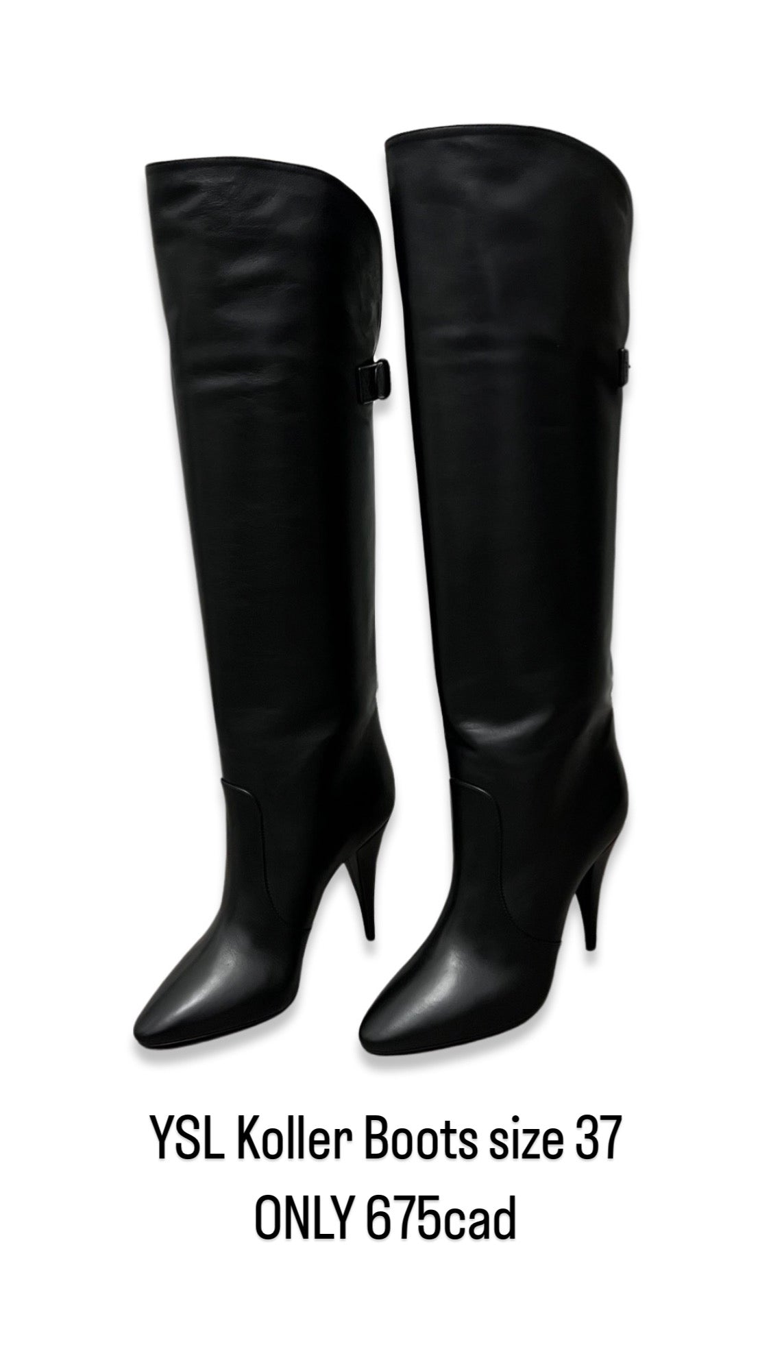 Saint laurent sales tall boots