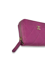 Load image into Gallery viewer, Chanel Card Wallet with Monalisa Pocket and Zippered compartment
