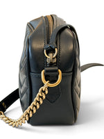 Load image into Gallery viewer, Gucci GG Marmont Camera Bag Mini - Black Calfskin Gold-tone Hardware
