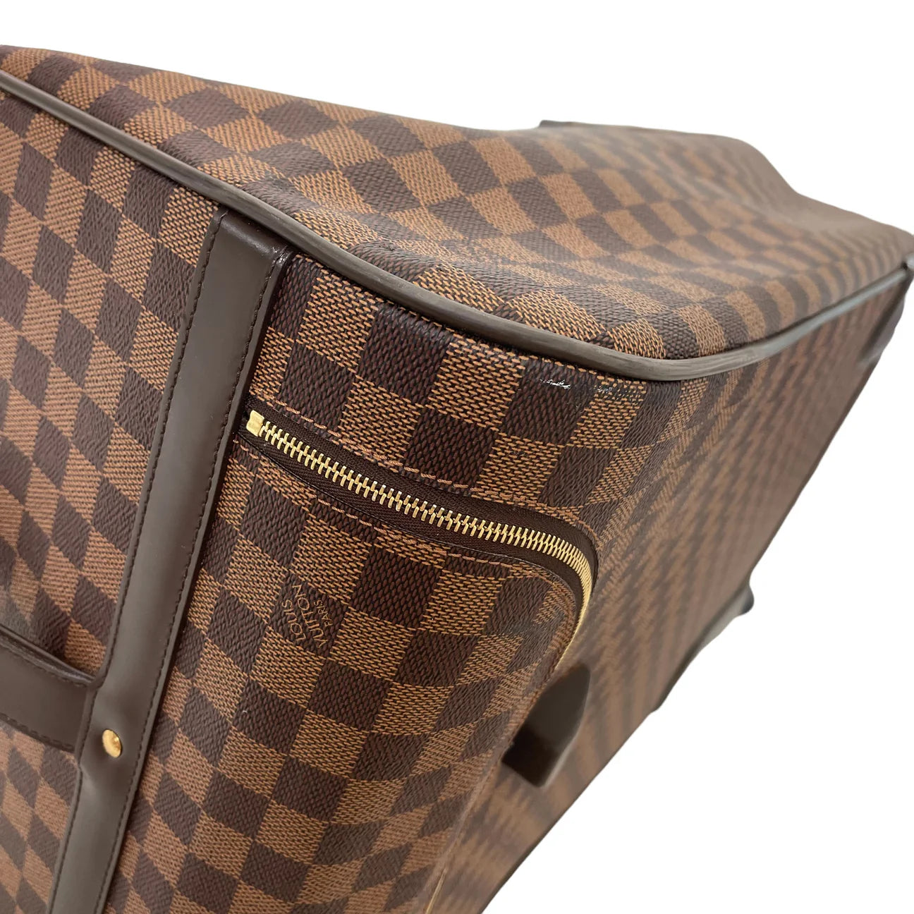 Louis Vuitton Eole 60 Damier Ebene Rolling Luggage Travel Duffle Bag