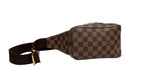 Load image into Gallery viewer, Louis Vuitton Geronimo Waist Bag Damier Ebene Gold-tone
