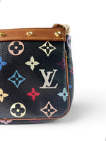 Charger l'image dans la galerie, Louis Vuitton x Takashi Murakami Monogram Multicolore Pochette Accessoires - Black
