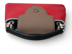 Load image into Gallery viewer, Louis Vuitton LV Capucine BB - Red, Blue, Taupe, Silver-tone Hardware
