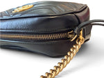 Load image into Gallery viewer, Gucci GG Marmont Camera Bag Mini - Black Calfskin Gold-tone Hardware
