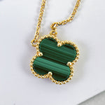 Charger l&#39;image dans la galerie, Van Cleef and Arpels Vintage Alhambra 1 Motif Pendant and Necklace- Vca
