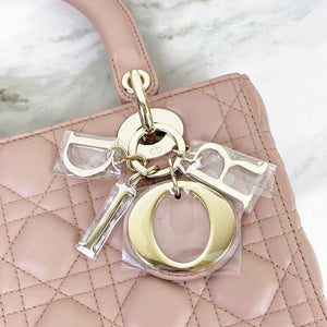 Christian Dior Lady Dior Medium French Pink Gold-tone Hardware