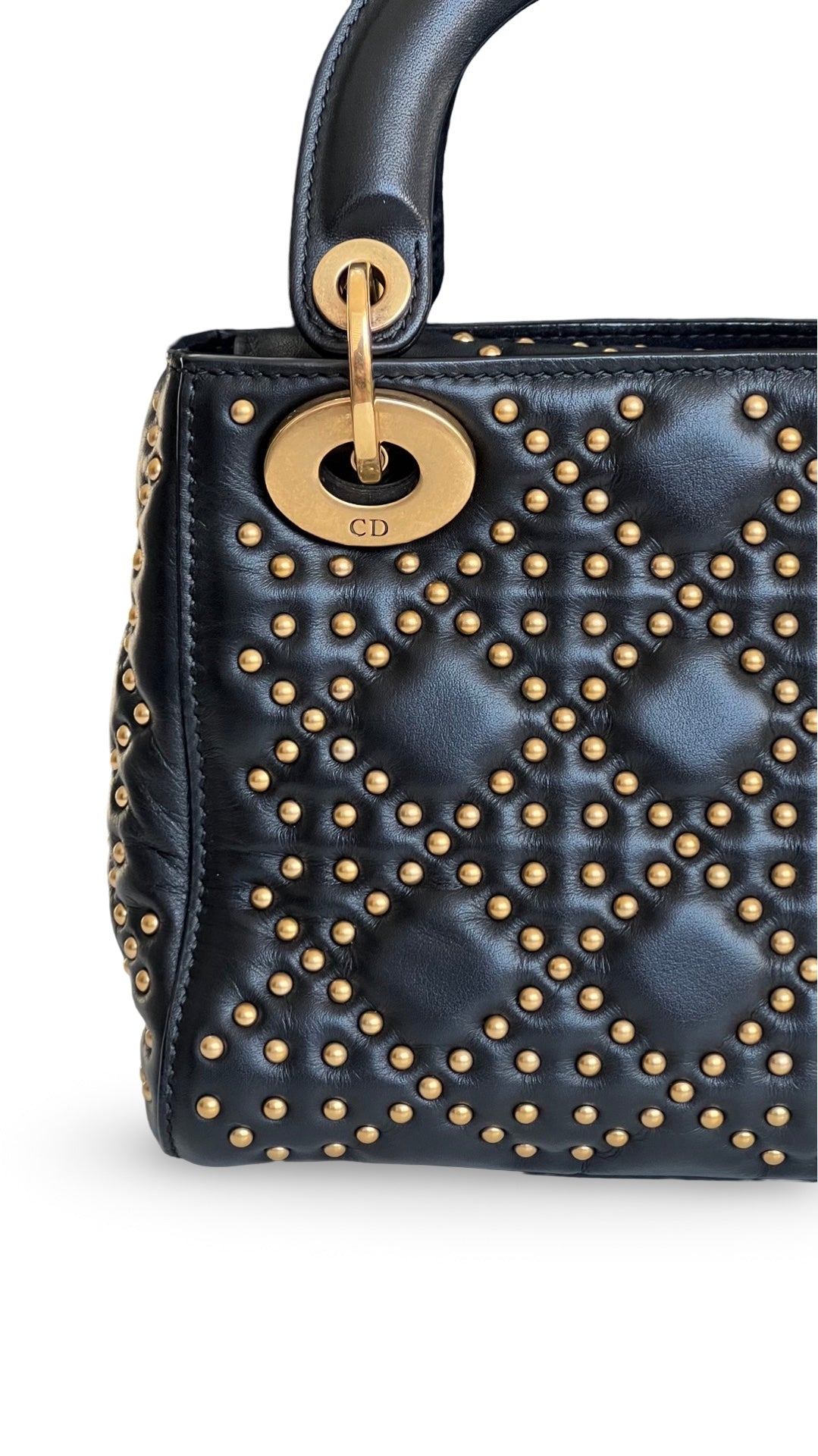 Christian Dior Supple Lady Dior Studded - Mini