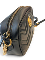 Load image into Gallery viewer, Gucci GG Marmont Camera Bag Mini - Black Calfskin Gold-tone Hardware
