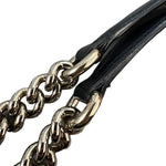 将图片加载到图库查看器，GUCCI Soho Chain Shoulder Medium Pebbled Calfskin Black GHW
