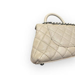 将图片加载到图库查看器，Chanel Coco Handle Small Light Beige Caviar Ruthenium Hardware
