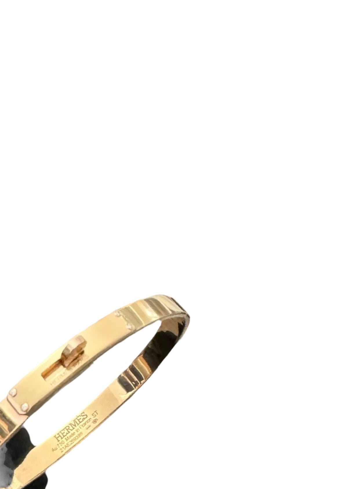 Hermes Kelly Bracelet 4 Diamonds Rose Gold, Small Model