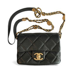Load image into Gallery viewer, Chanel CC Twist Your Buttons Mini Bag Black Caviar Gold-tone Hardware
