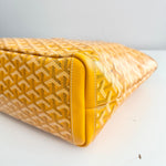 将图片加载到图库查看器，Goyard Artois PM Tote Yellow Goyardine Canvass
