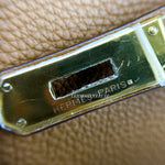 Load image into Gallery viewer, Hermes Birkin 35 Retourne Gold Togo 24kt Plated Gold Hardware
