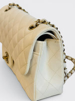 将图片加载到图库查看器，Chanel Timeless Classic Small - Ivory Caviar Gold-tone Hardware
