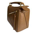 Load image into Gallery viewer, Loewe Puzzle Bag Satin Calfskin Small with Strap
