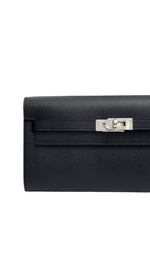 将图片加载到图库查看器，Hermes Kelly To Go Black Epsom Leather Palladium Hardware
