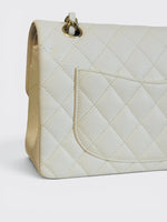 将图片加载到图库查看器，Chanel Timeless Classic Small - Ivory Caviar Gold-tone Hardware
