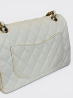 将图片加载到图库查看器，Chanel Timeless Classic Small - Ivory Caviar Gold-tone Hardware

