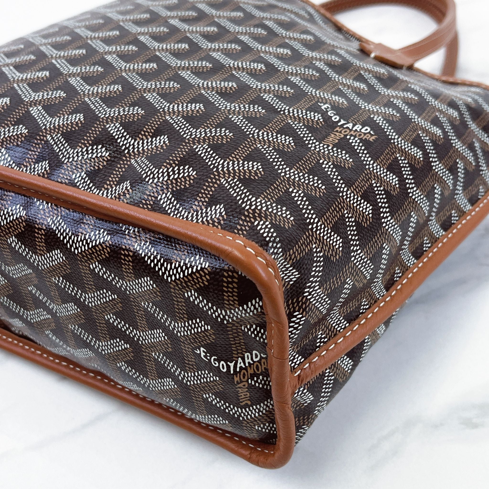 Goyard Anjou Reversible Mini Tote Goyardine Canvas