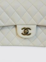 将图片加载到图库查看器，Chanel Timeless Classic Small - Ivory Caviar Gold-tone Hardware

