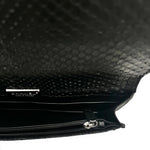 Load image into Gallery viewer, Chanel Python Crystal Beaded Minaudière Evening Clutch
