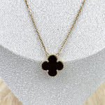 Load image into Gallery viewer, Van Cleef And Arpels 1 Motif Vintage Alhambra Onyx Pendant
