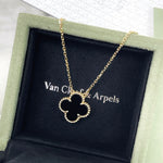 Load image into Gallery viewer, Van Cleef and Arpels Vintage Alhambra 1 Motif Pendant and Necklace- Vca
