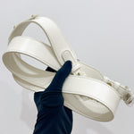 将图片加载到图库查看器，Christian Dior My Lady ABCDior Small White Lambskin Gold-tone Hardware
