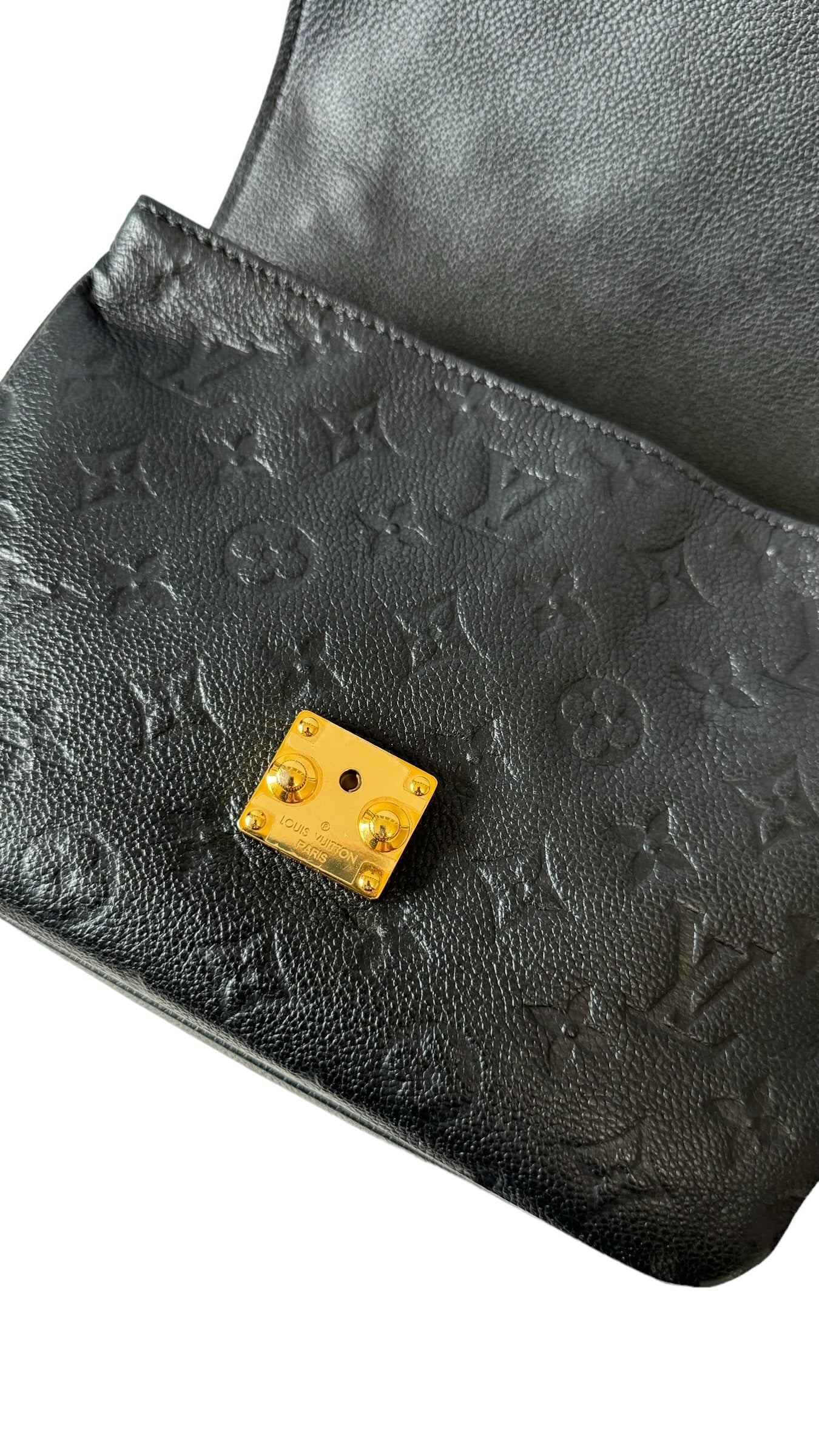 Louis Vuitton LV Pochette Metis Black Monogram Empreinte