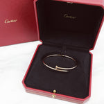 将图片加载到图库查看器，Cartier Juste Un Clou Bracelet, Small Model Rose Gold, JUC Size 19
