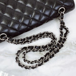 Load image into Gallery viewer, Chanel Classic Medium Black Caviar Silver-tone Hardware
