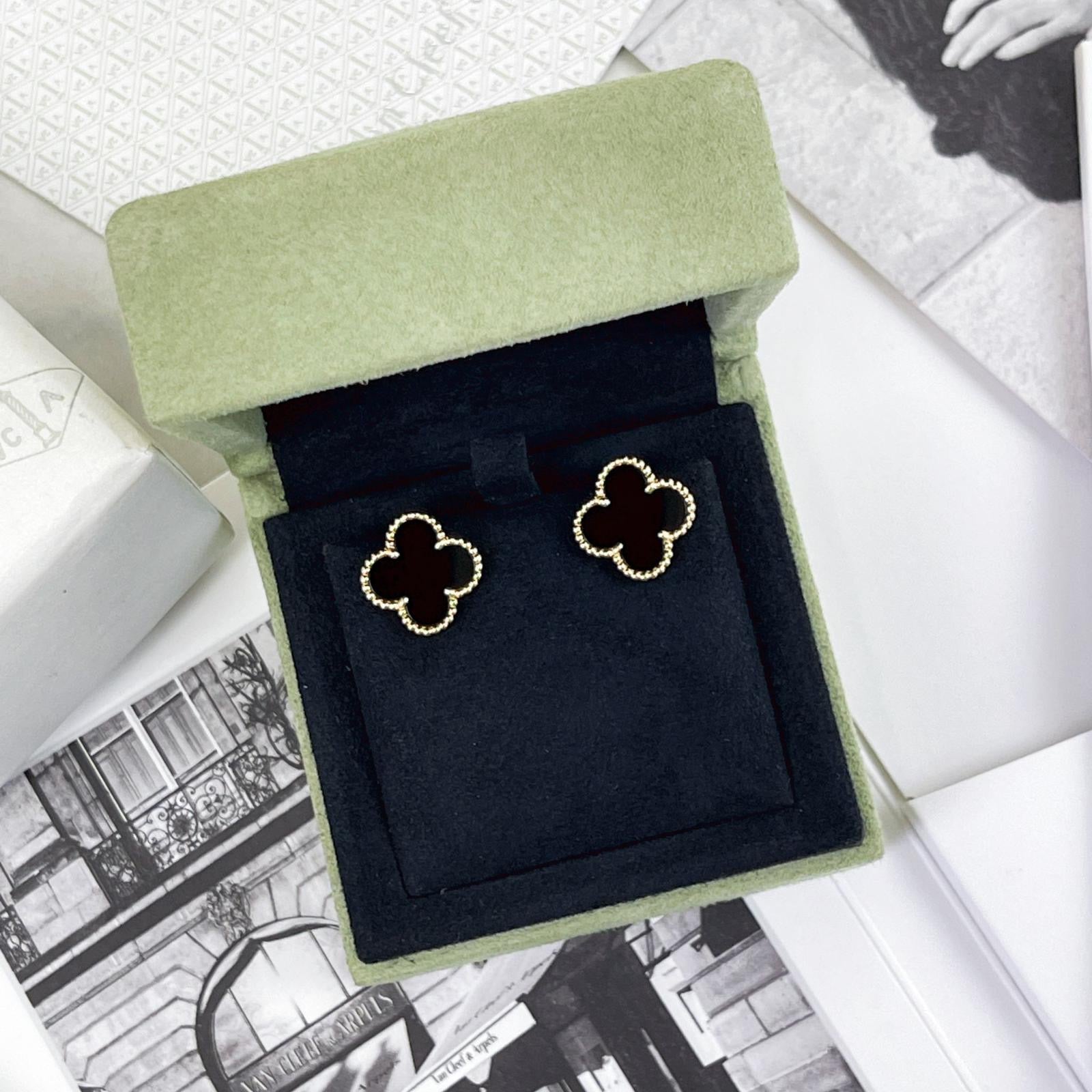 Van Cleef and Arpels Vintage Alhambra Earrings VCA