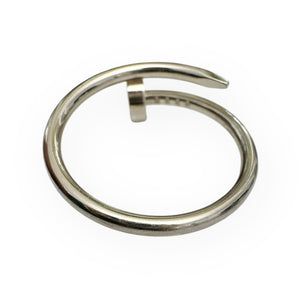 Juste Un Clou Ring, Small Model White Gold JUC, Size 54EU/6.5US