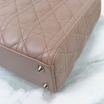 Charger l&#39;image dans la galerie, Christian Dior Lady Dior Medium French Pink Gold-tone Hardware
