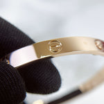 将图片加载到图库查看器，Cartier Classic Love Bracelet Rose Gold Size 20
