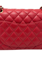 将图片加载到图库查看器，Chanel Timeless Classic Small 19B True Red Caviar Gold-tone Hardware
