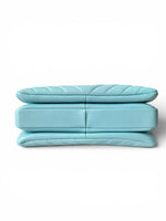 将图片加载到图库查看器，Chanel Trendy CC Small Chevron Sky Blue Lambskin Gold-tone Hardware
