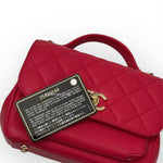 Load image into Gallery viewer, Chanel Business Affinity Small, Strawberry Red Grained Calfskin - Caviar, Gold-tone Hardware
