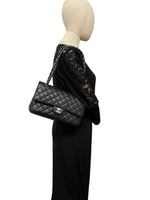 Load image into Gallery viewer, Chanel Timeless Classic Medium M/L Black Caviar Silver-tone Hardware

