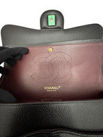 将图片加载到图库查看器，Chanel Timeless Classic Jumbo Black Caviar Gold-tone Hardware
