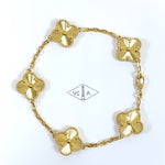 Charger l&#39;image dans la galerie, Van Cleef and Arpels Vintage Alhambra 5 Motifs Bracelet- Vca
