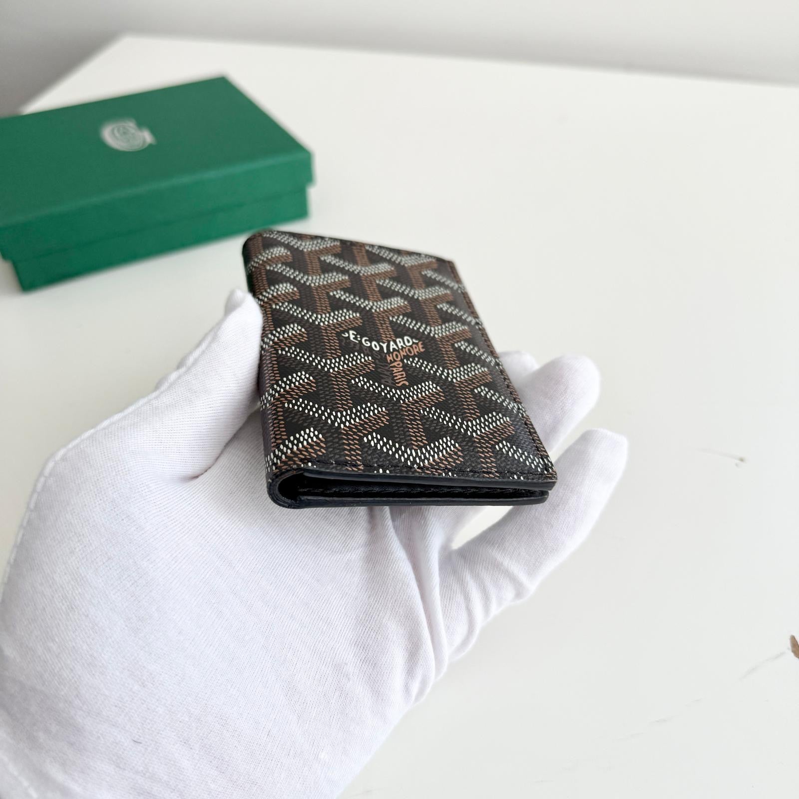 Goyard Saint Pierre Card and Bill Wallet Goyardine Canvass