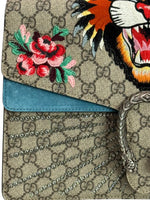 Load image into Gallery viewer, Gucci Dionysus GG Supreme Tiger - Large Crystal Embellished, Silver-tone Hardware
